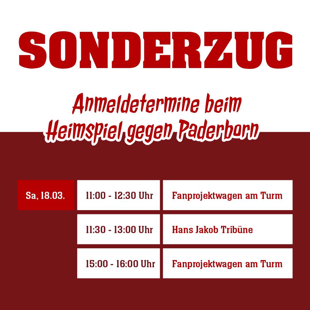 Sonderzug nach Sandhausen